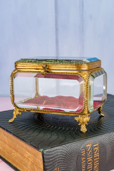 Antique French Eiffel Tower Jewelry Box
