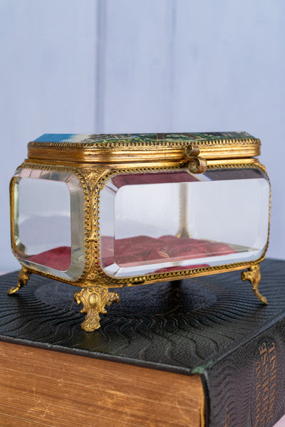 Antique French Eiffel Tower Jewelry Box