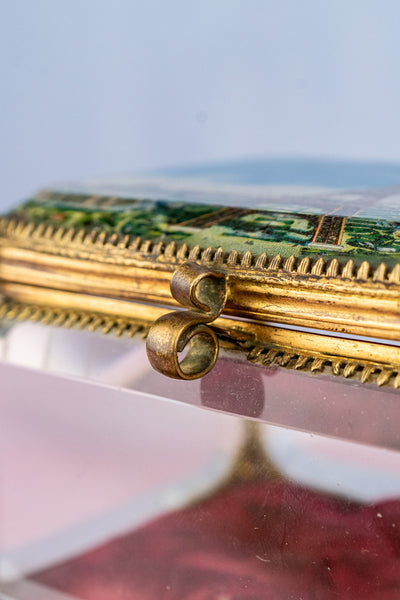 Antique French Eiffel Tower Jewelry Box