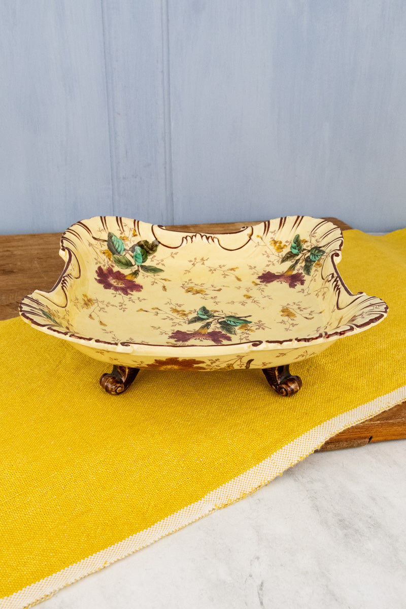 Antique French Faïence Footed Dish