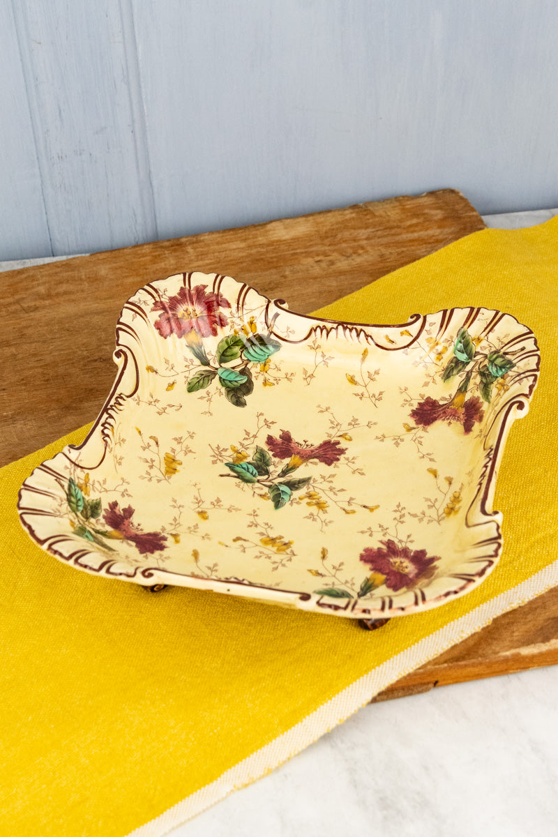 Antique French Faïence Footed Dish
