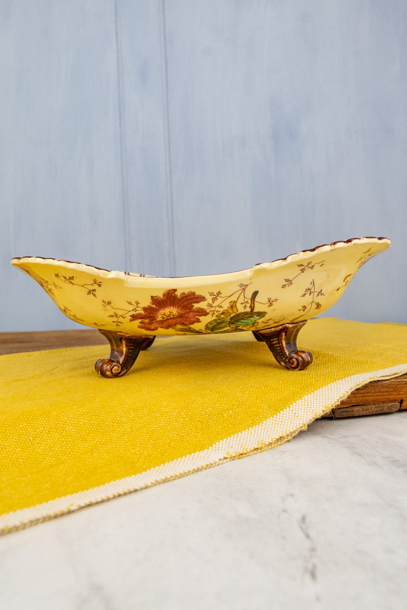 Antique French Faïence Footed Dish