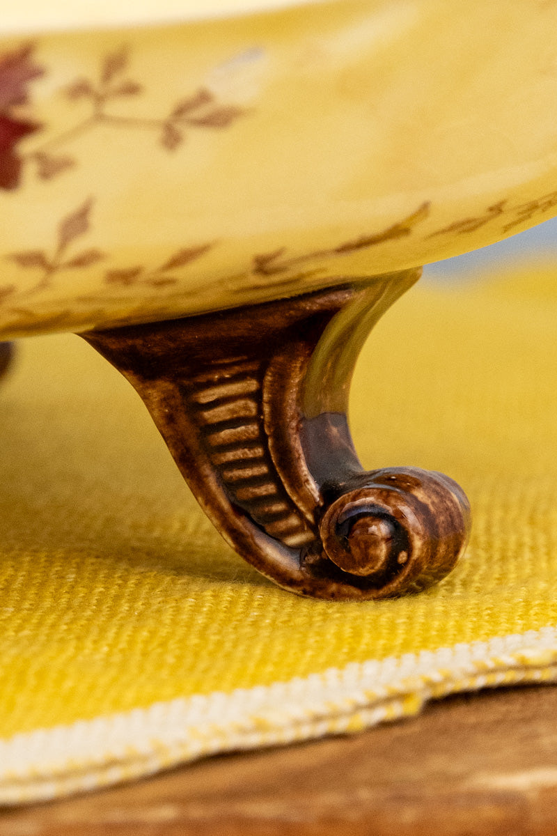 Antique French Faïence Footed Dish