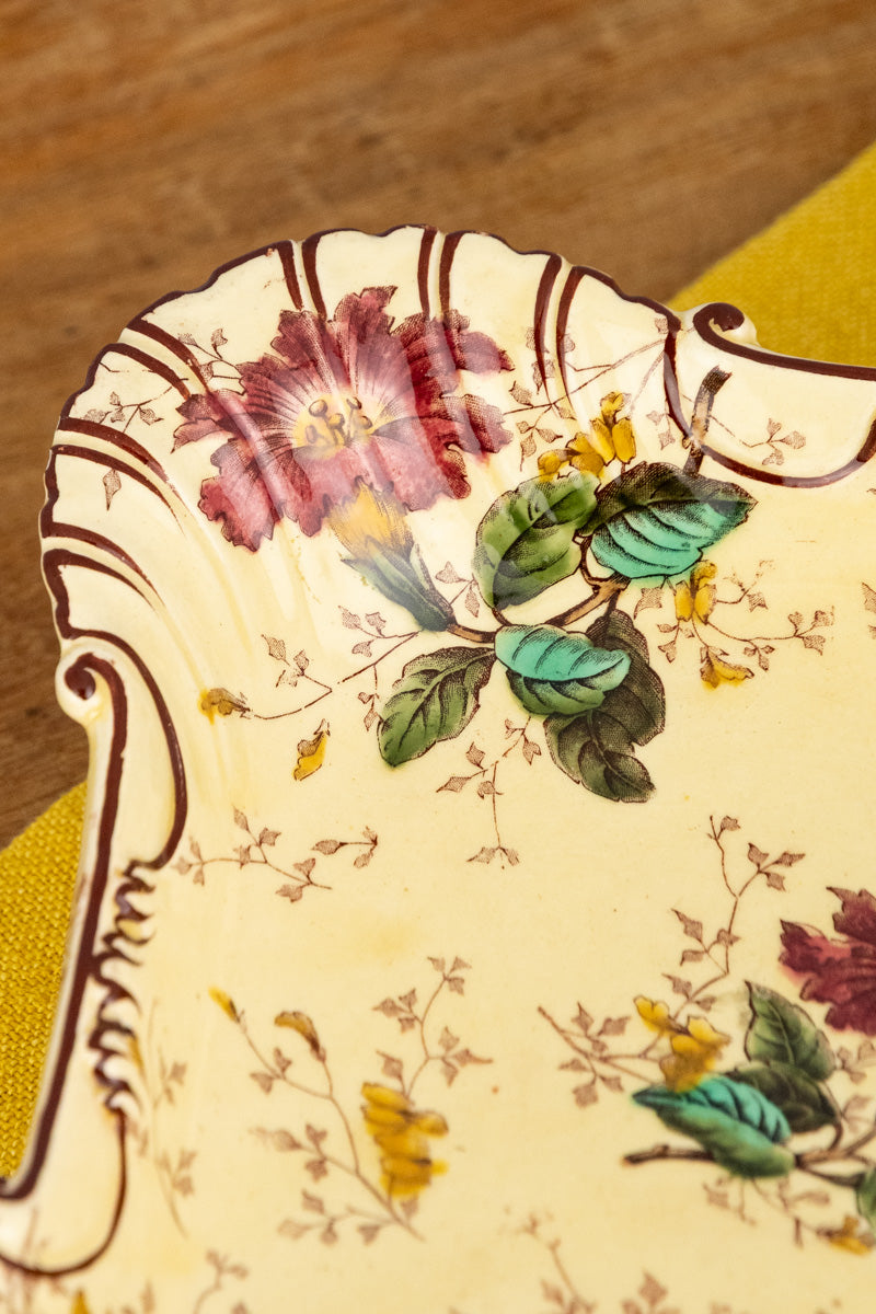 Antique French Faïence Footed Dish
