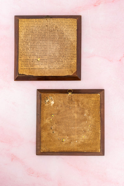 Antique French Framed Miniature Portraits