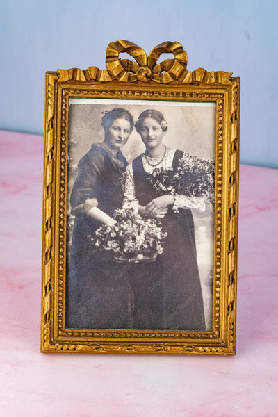 Antique French Gilt Carved Wood Frame