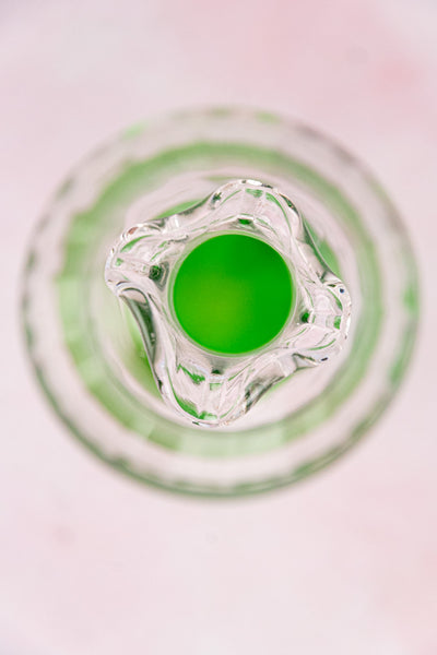 Antique French Green Glass Aperitif Set