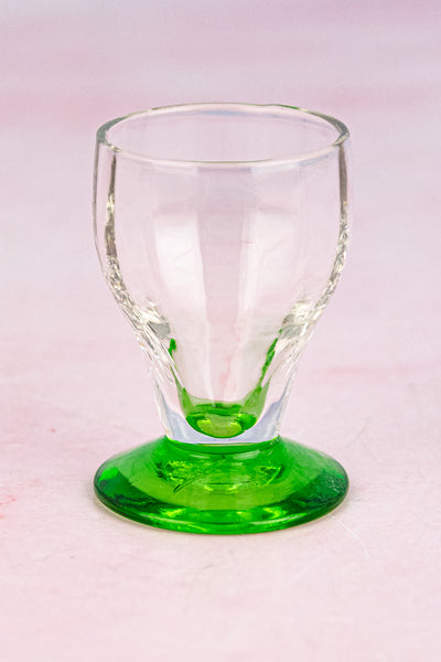 Antique French Green Glass Aperitif Set