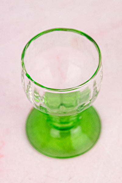 Antique French Green Glass Aperitif Set