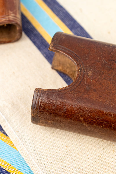 Antique English Leather Cigar Case