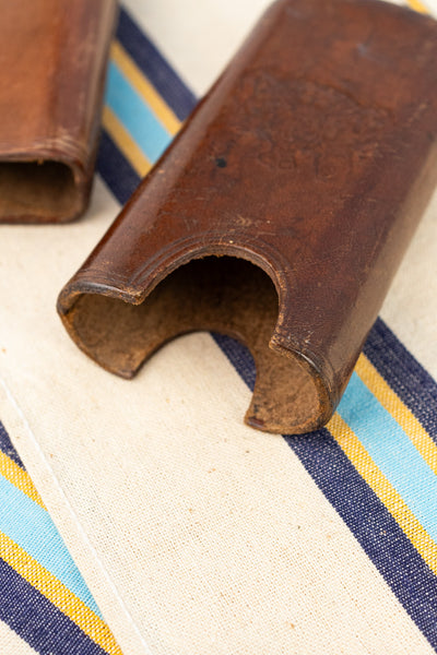 Antique English Leather Cigar Case