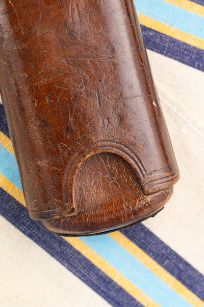 Antique English Leather Cigar Case