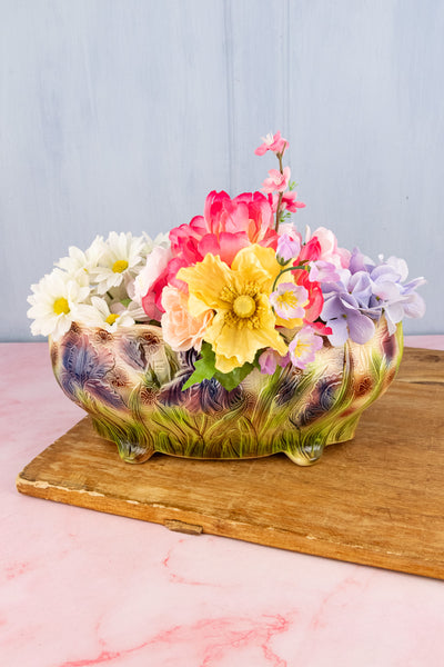 Antique French Majolica Jardinère