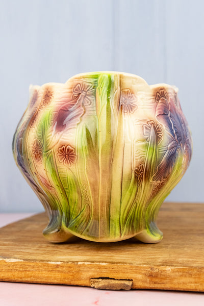 Antique French Majolica Jardinère