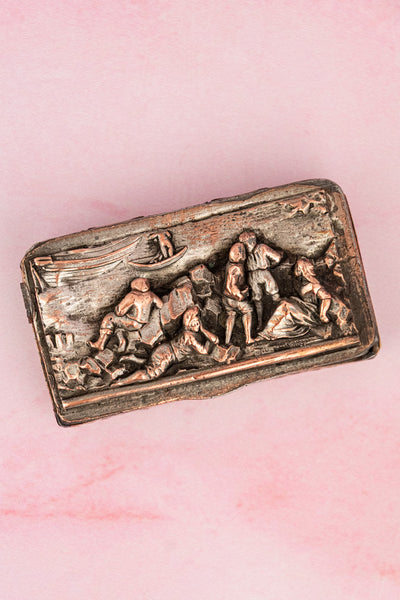 Antique French Match Safe