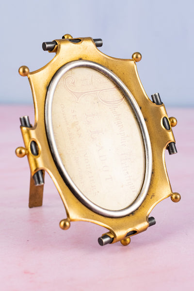 Antique French Military Frame