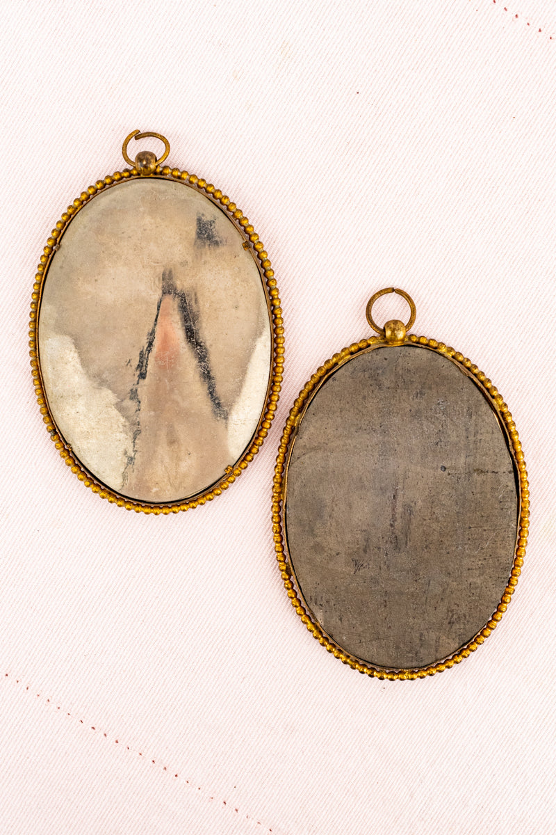 Antique French Petite Frame Pair