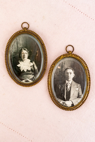Antique French Petite Frame Pair