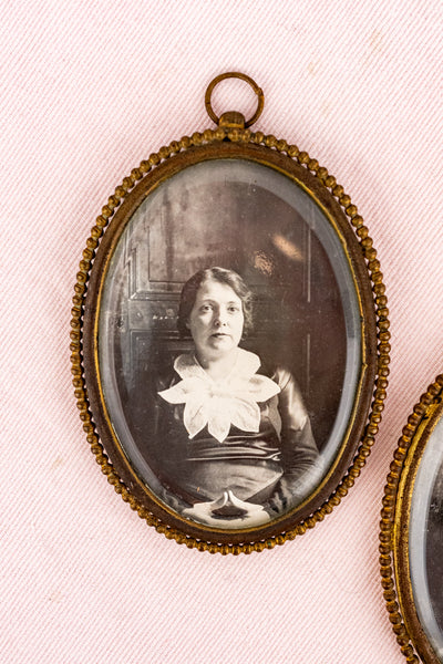 Antique French Petite Frame Pair