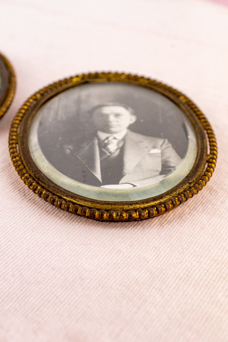 Antique French Petite Frame Pair