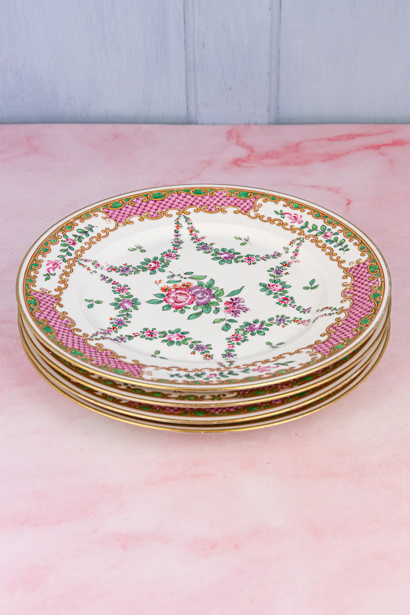 Antique Samson, Edmé et Cie Plates - Set of 4