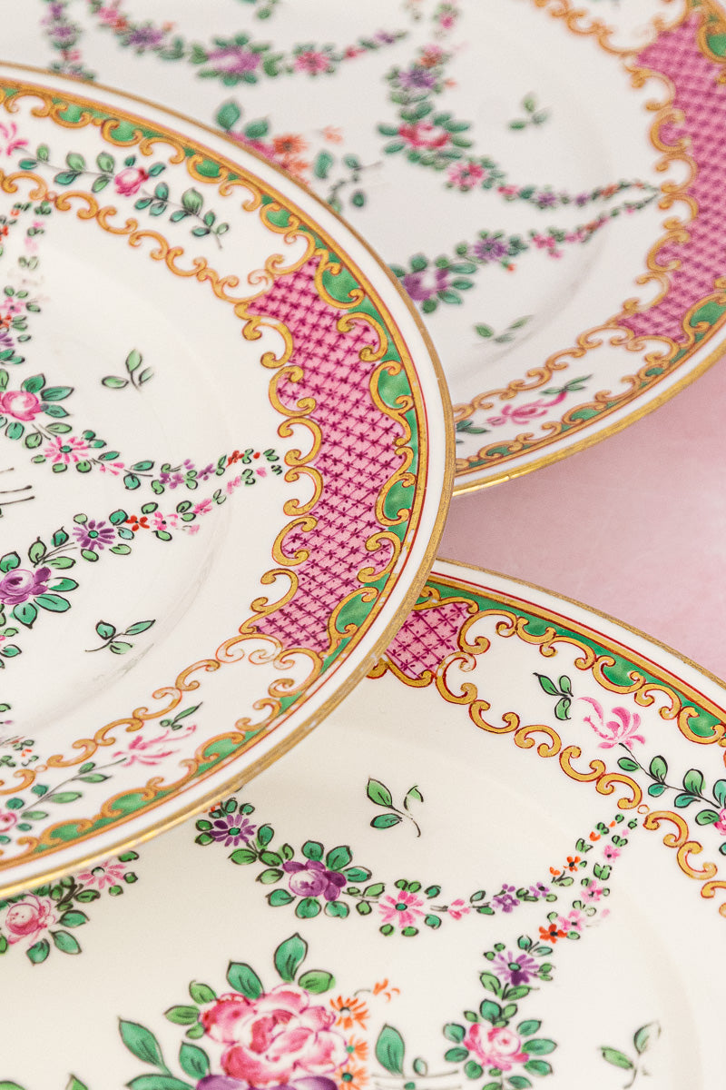 Antique Samson, Edmé et Cie Plates - Set of 4