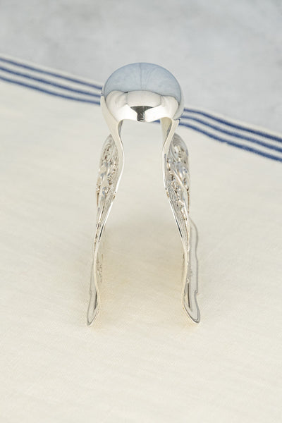 Antique French Silver Asparagus Tongs