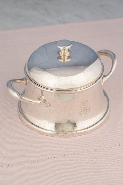 Antique French Silverplate Christofle Sugar Bowl