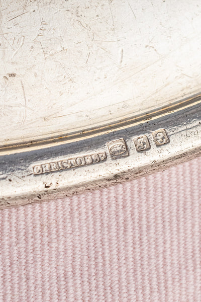 Antique French Silverplate Oceanliner Tray