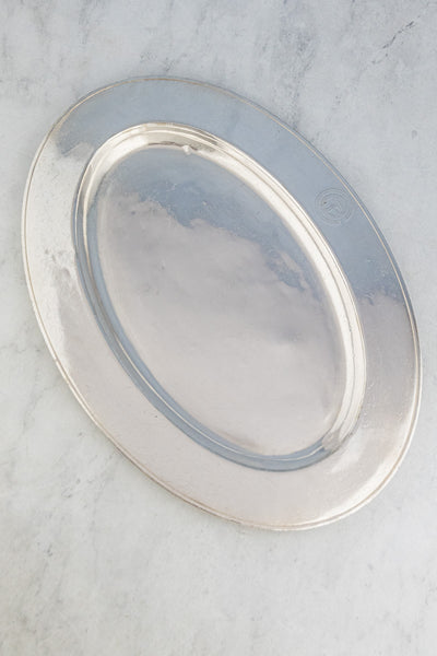 Antique French Silverplate Oceanliner Tray