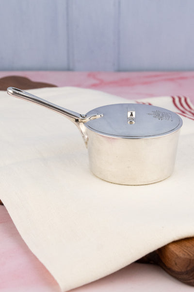 Vintage French Silverplate Lasserre Restaurant Saucepot