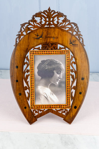 Antique French Souvenir Frame