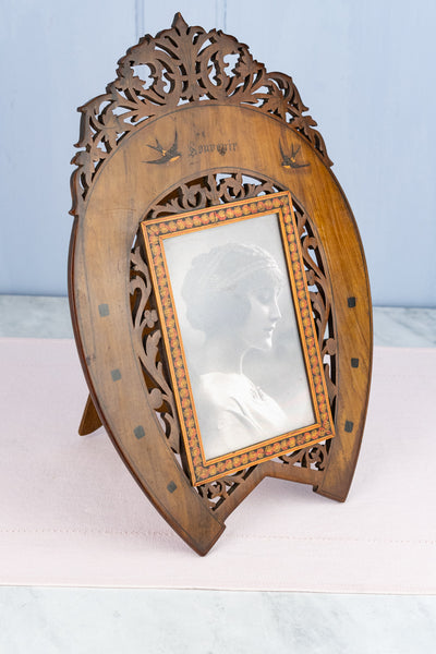 Antique French Souvenir Frame