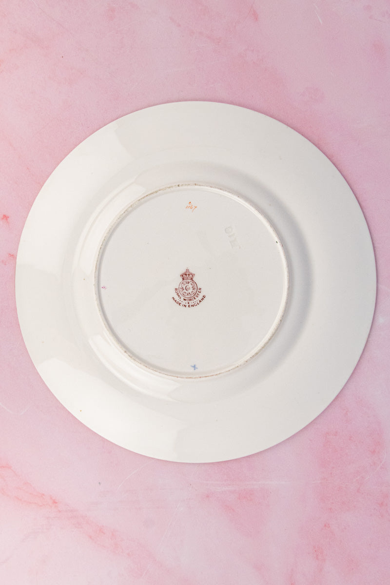 Antique Handpainted Royal Worcester Cabinet Plate
