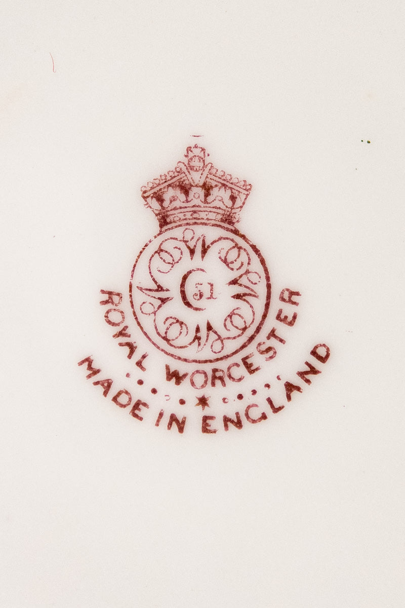 Antique Handpainted Royal Worcester Cabinet Plate
