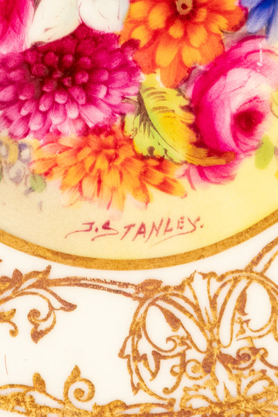 Antique Handpainted Royal Worcester Cabinet Plate