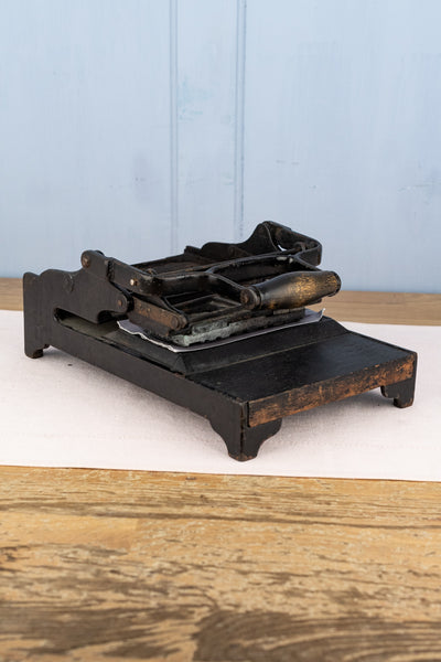 Antique Hotel Roosevelt Desktop Printing Press