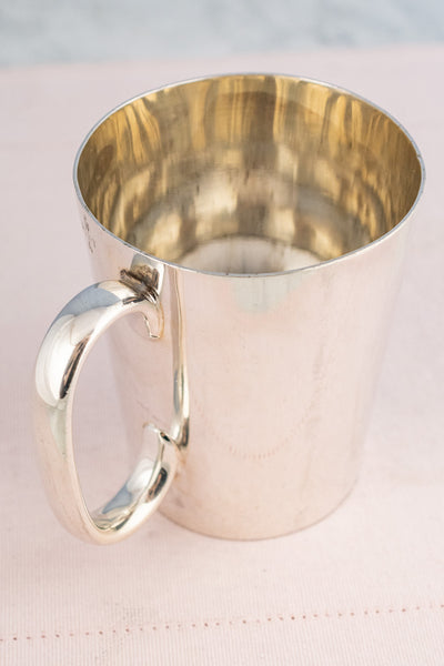 Antique Hotel Victoria Silverplate Tankard