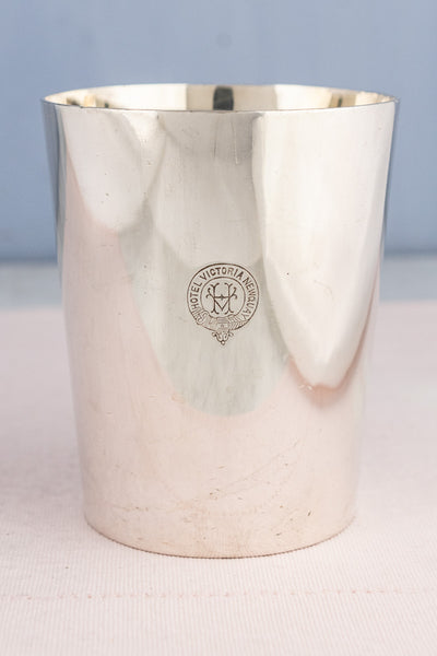 Antique Hotel Victoria Silverplate Tankard