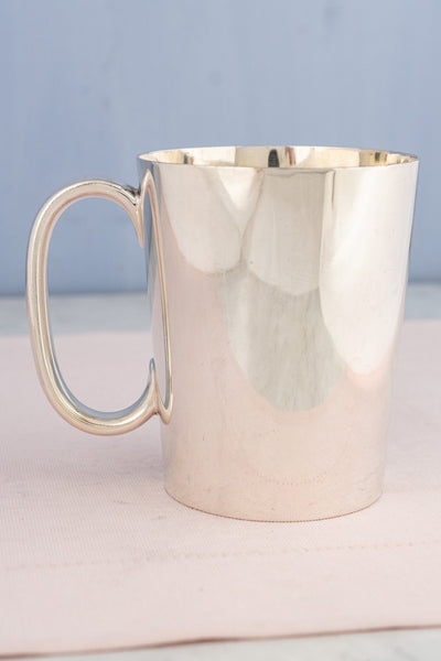 Antique Hotel Victoria Silverplate Tankard