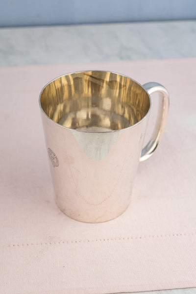 Antique Hotel Victoria Silverplate Tankard