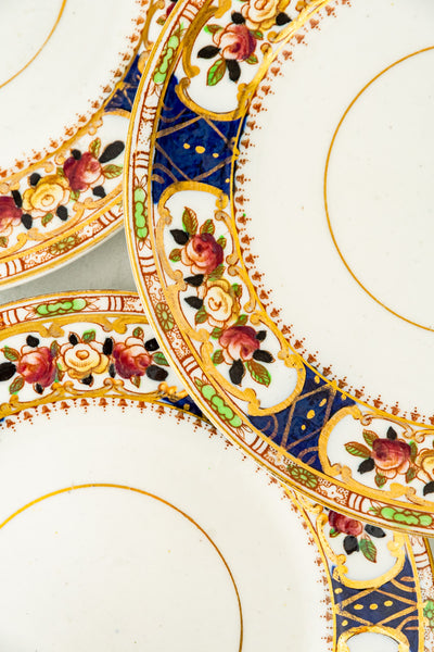 Antique Imari Inspired Side Plates - Set of 6