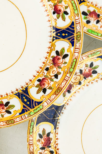Antique Imari Inspired Side Plates - Set of 6