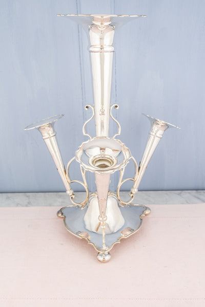 Antique James Deakin Silverplate Epergne