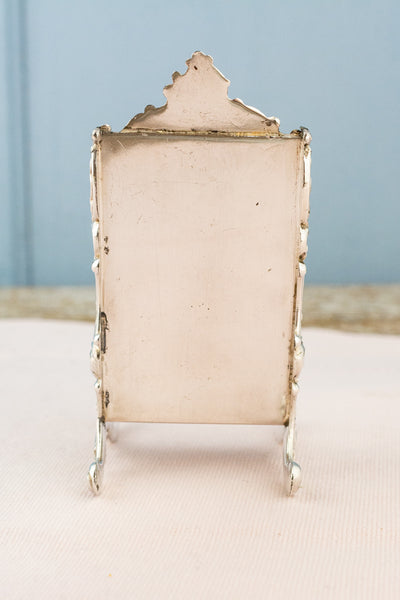 Antique Art Nouveau Silverplate Card Holder