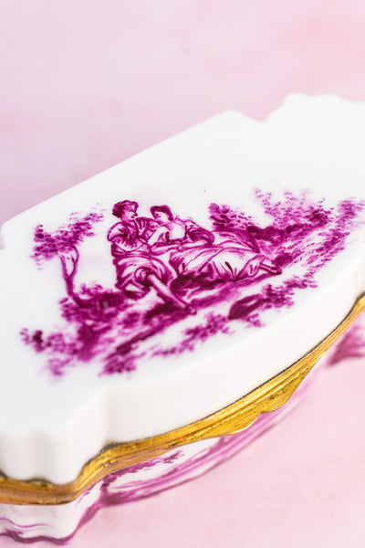 Antique Meissen Porcelain Box