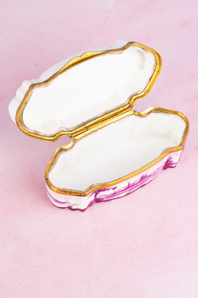 Antique Meissen Porcelain Box