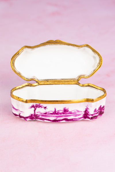 Antique Meissen Porcelain Box