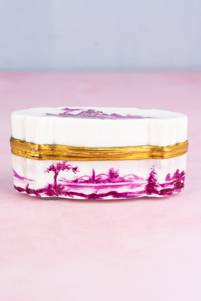 Antique Meissen Porcelain Box