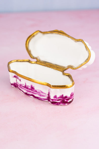Antique Meissen Porcelain Box